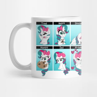 The Many Emotions Of Pinkie Rose Mug